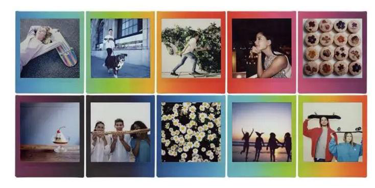 FujiFilm Papier Instax Square Rainbow 10 sztuk